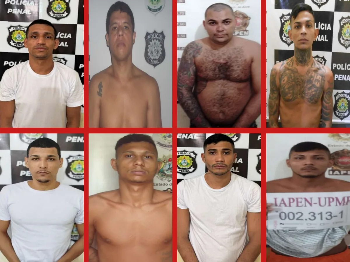 Oito detentos seguem foragidos dois dias após fuga de presídio no interior do Acre