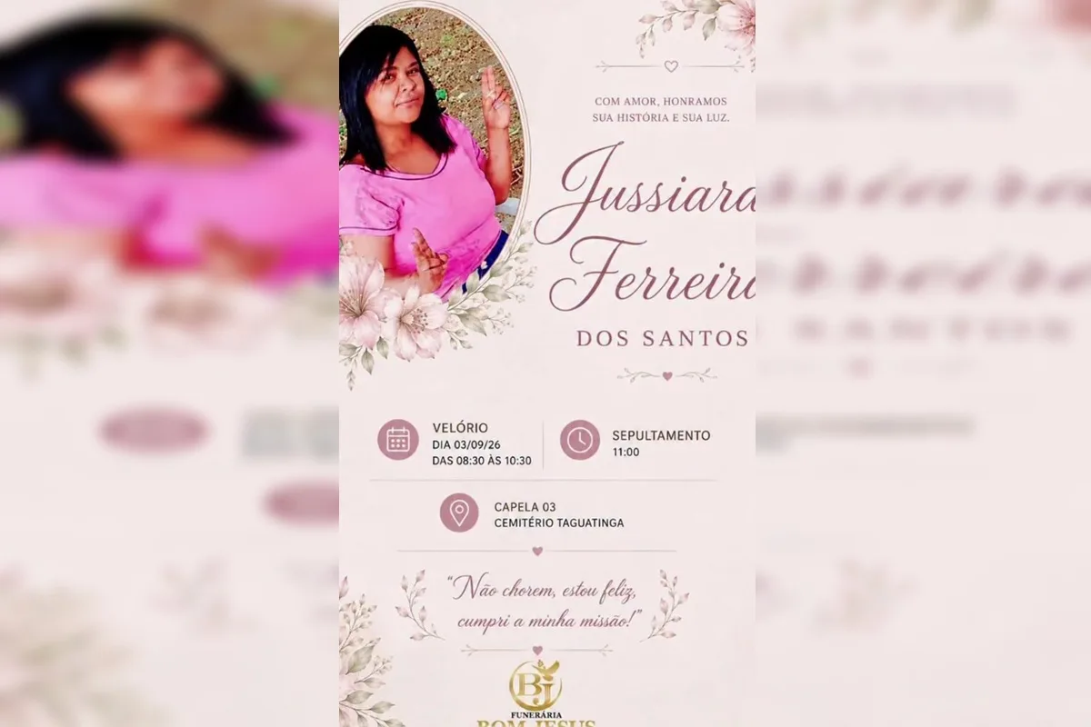 Mulher assassinada após negar R$ 10 ao ex será velada nesta quinta (3/9)