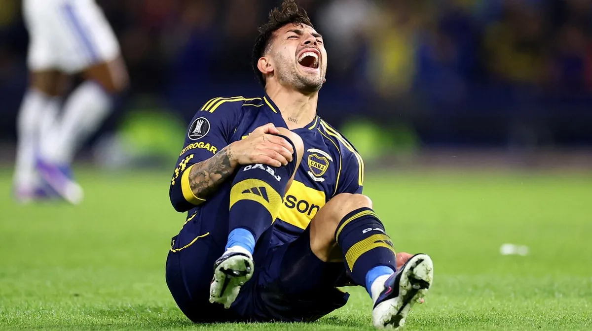 Se confirmó la lesión de Leandro Paredes en Boca: se perderá las semifinales de la Copa Sudamericana y apunta al Superclásico