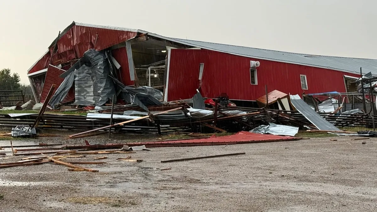 Tornado touched down near Elkhorn, Man., on Sunday: Environment Canada