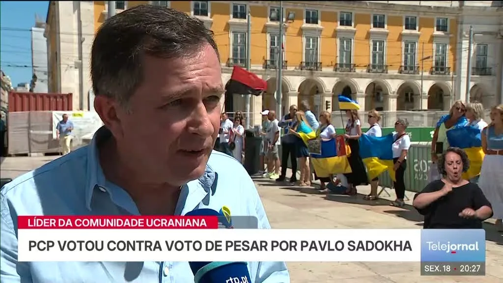 Parlamento aprova voto de pesar pela morte de Pavlo Sadokha