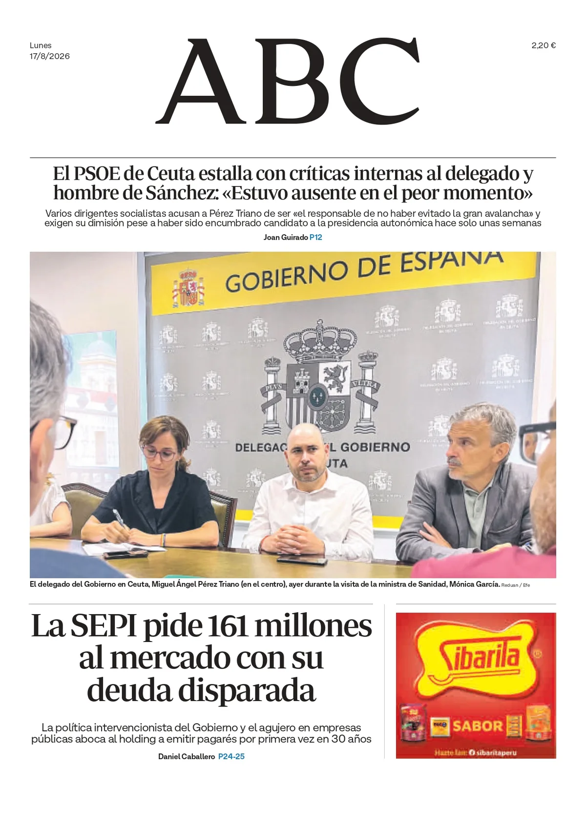 Portadas de la prensa internacional de este lunes 17 de agosto de 2026