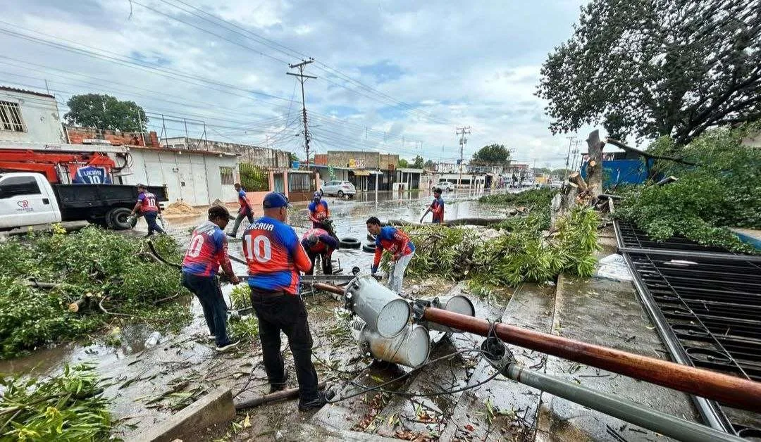 Ventarrones hicieron estragos en Polideportivo «Batalla de Carabobo»