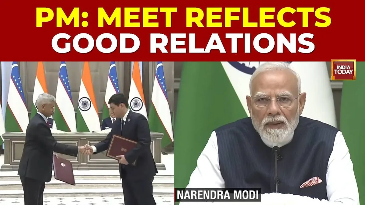 PM Modi Hails India-Uzbekistan Ties, Sets $5 Billion Trade Target and Zero Tolerance On Terror