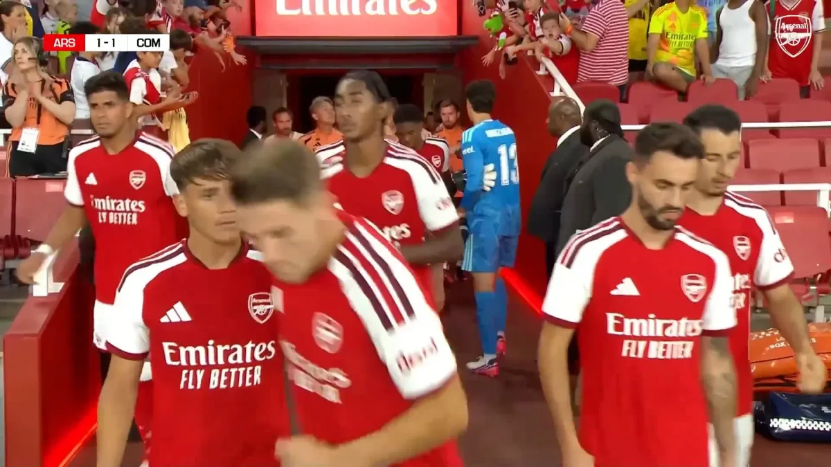 Bruno Guimarães estreia pelo Arsenal em amistoso contra o Como
