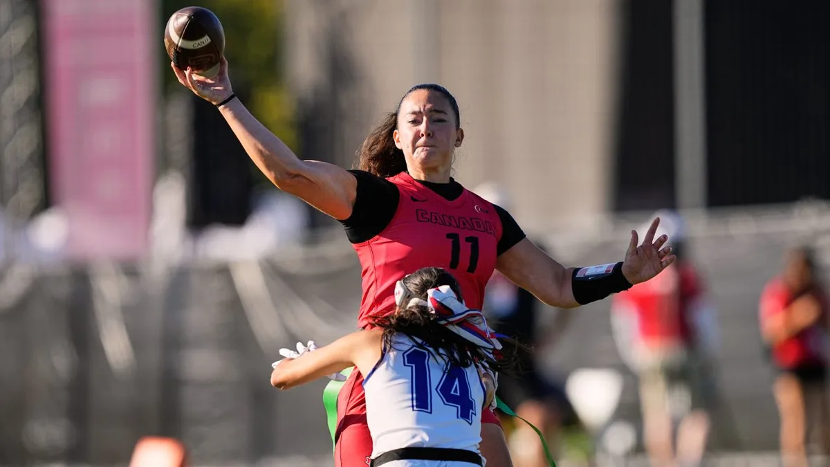 Canada women unbeaten, men fall to Japan ahead of flag football quarterfinals
