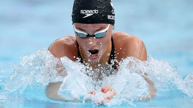 Summer McIntosh shatters Pan Pacs record in 400m medley, beating Aussie Jenna Forrester
