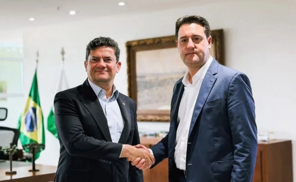 Sergio Moro e Ratinho Junior se reúnem para iniciar transição de governo no Paraná