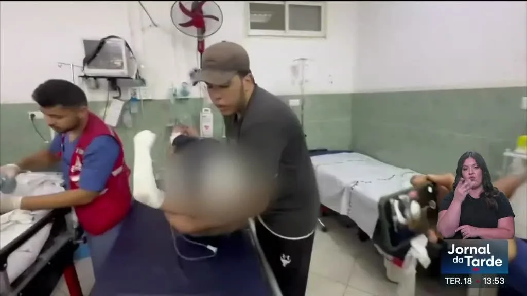 Crianças de Gaza recebem tratamento médico em Portugal