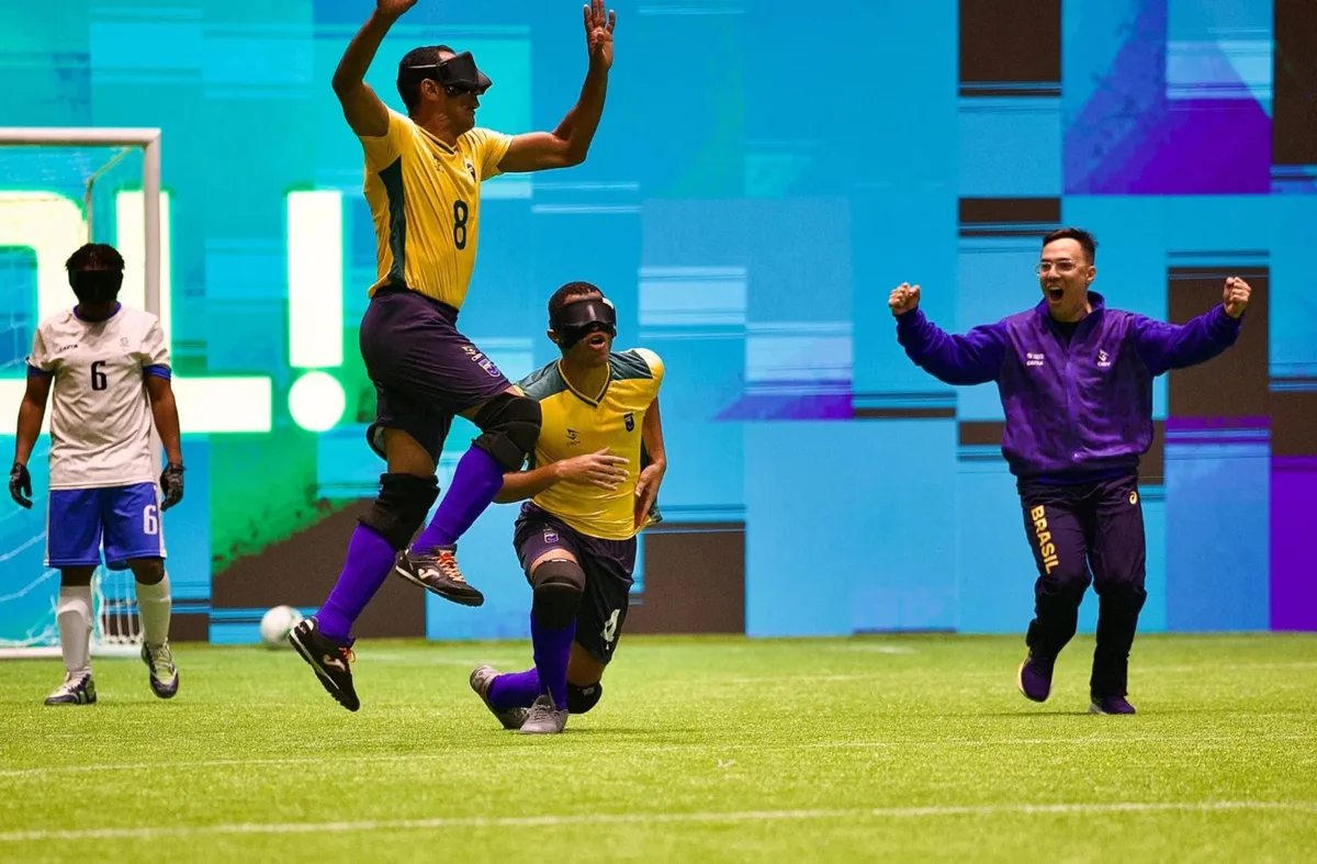 Brasil é heptacampeão da Copa América de futebol de cegos após vencer a Colômbia