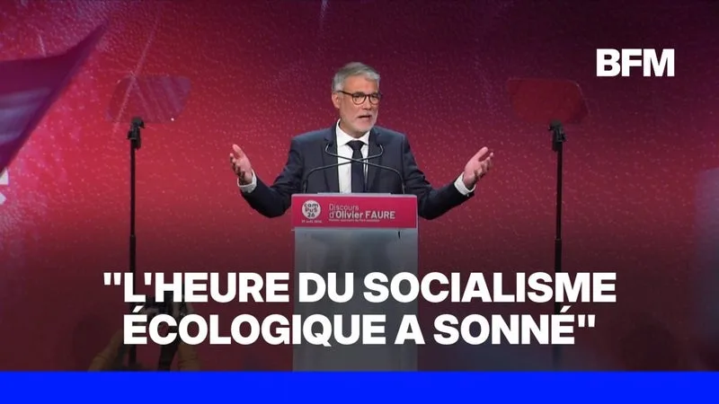 Olivier Faure, premier secrétaire du PS, s'exprimait aux universités d'été du Parti socialiste