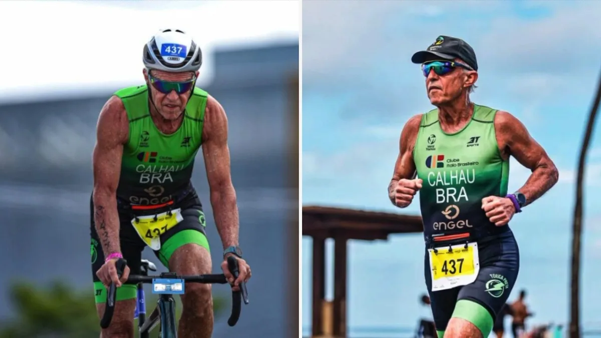 Engenheiro vira atleta aos 67 anos e chega aos 73 como hexacampeão de triatlo
