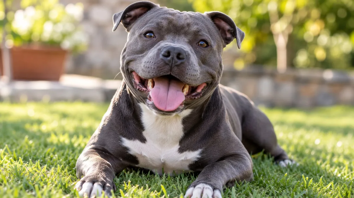 Amir Anwary, veterinario, sobre el Staffordshire Bull Terrier: “Puede parecer intimidante, pero es cariñoso y familiar”