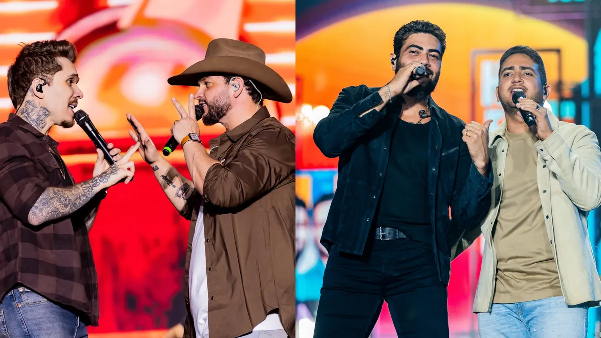 Felipe e Rodrigo, compositores de “Arranhão”, abrem show de Henrique e Juliano no ES