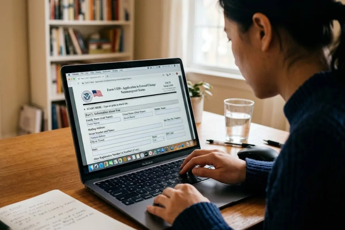 Uscis cambia el formulario I-539 desde el 15 de septiembre y extranjeros deberán usar otra versión para cambiar estatus