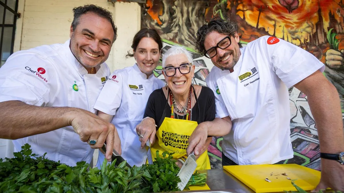 Businesses leaders challenged to swap boardrooms for kitchens to help needy in OzHarvest CEO CookOff