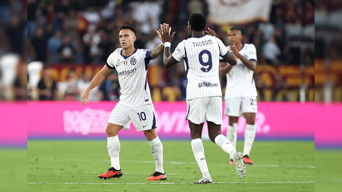 Lautaro Martinez Brace Saves Inter Milan In Serie A Top-Two Clash With Roma