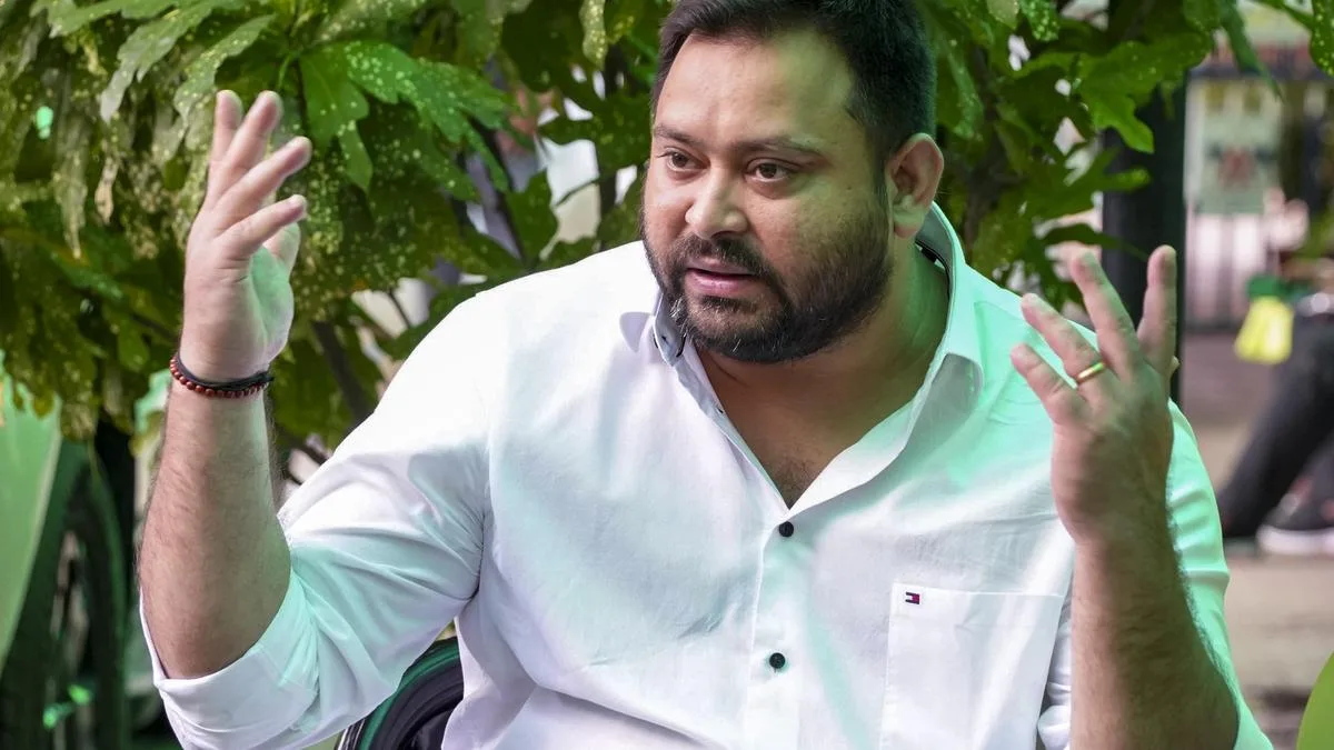 Tejashwi slams Bihar government over flood relief, says money wasted by lighting lamps for PM’s birthday