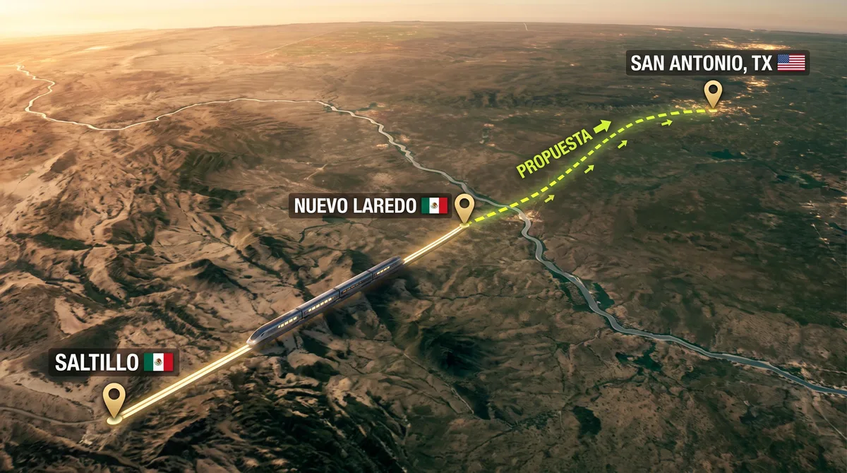 Texanos piden extender tren Saltillo-Nuevo Laredo hasta San Antonio