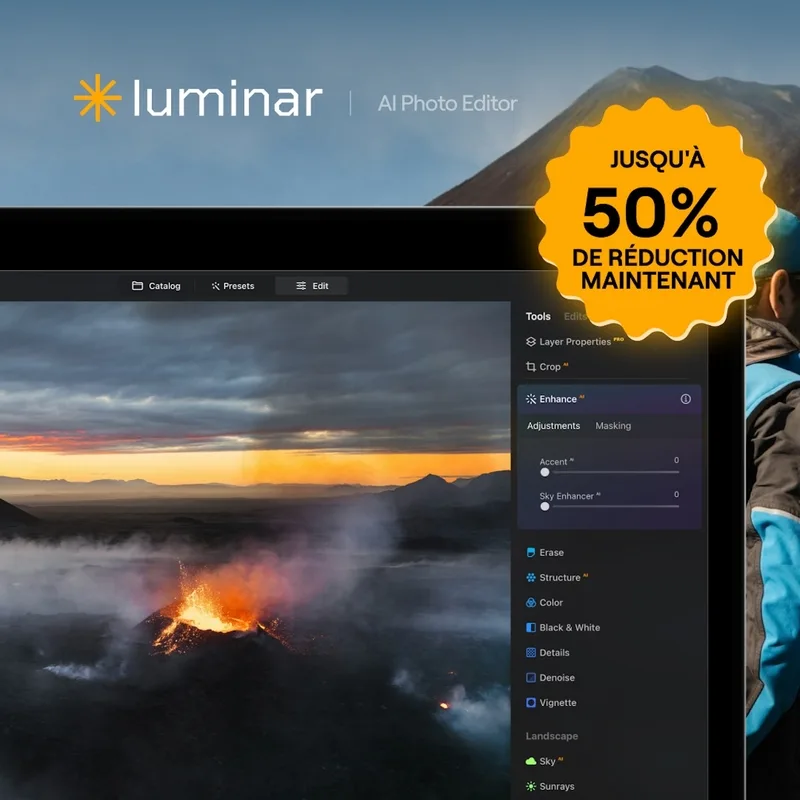 Luminar Neo devient Luminar : la mise à jour d'automne 2026 est disponible en précommande pour le fameux logiciel de retouche photo