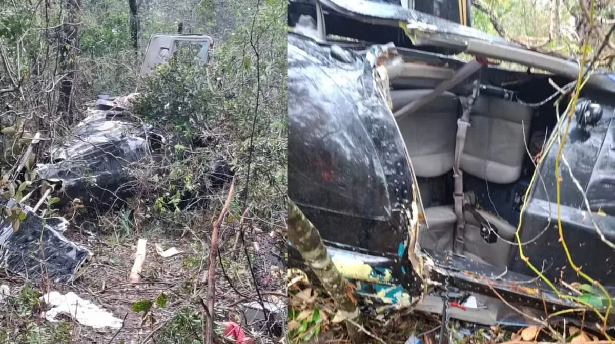 Encontraron el helicóptero en el que viajaban un famoso cantante y un empresario en Brasil: no hubo sobrevivientes