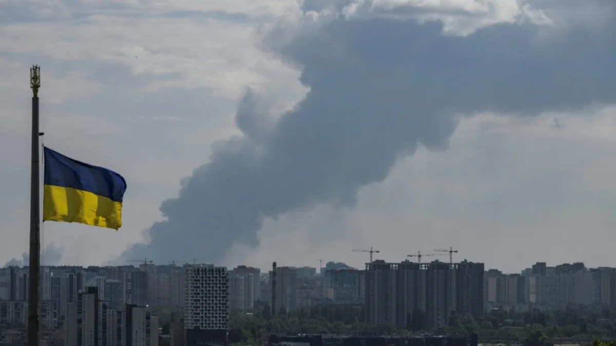 Russland greift Kiew am helllichten Tag mit Drohnen an