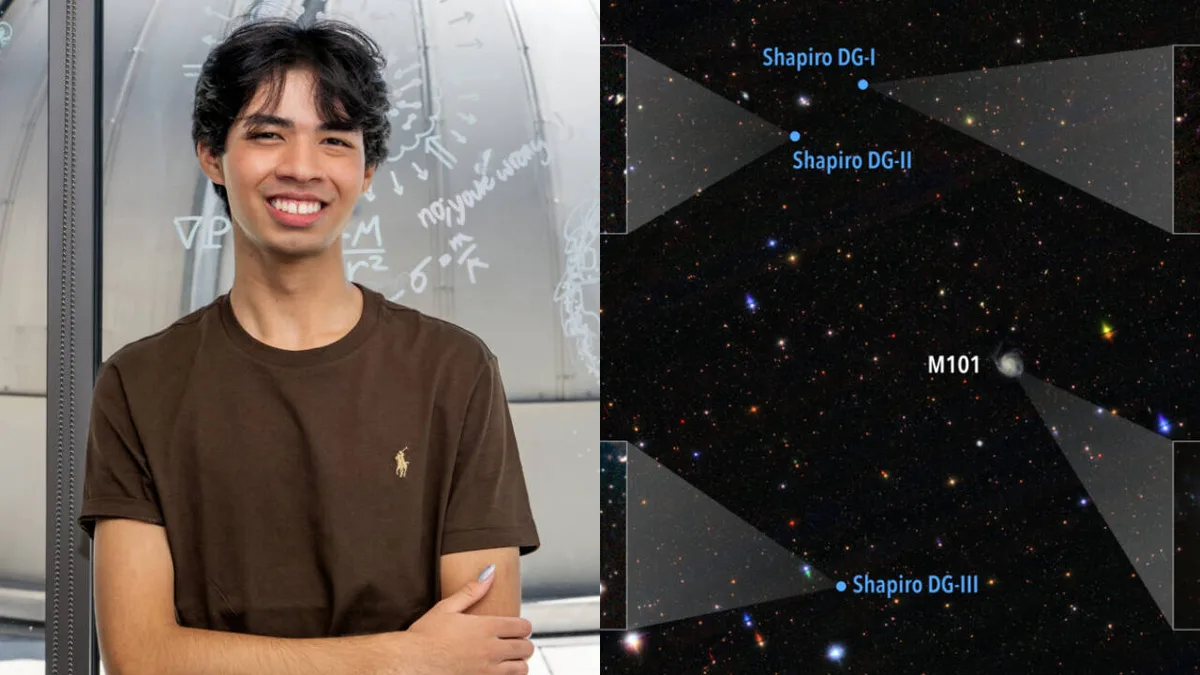 18-year-old Julian Shapiro discovers three unusual dwarf galaxies in high school