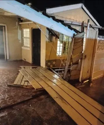 Powerful winds damage about 50 structures in Mitchells Plain