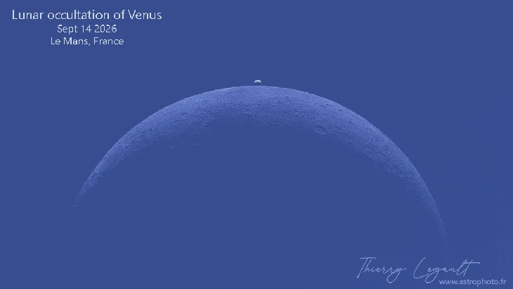 Duplo crescente e nova cratera nas Imagens Astronômicas da Semana