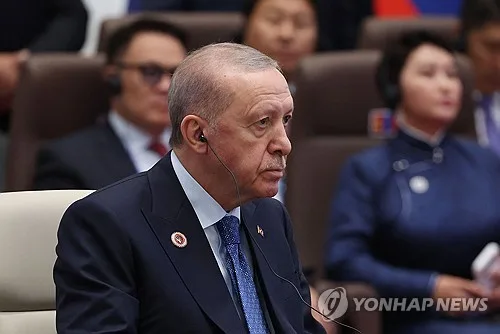 에르도안 "SCO는 떠오르는 별, 협력 강화에 노력"