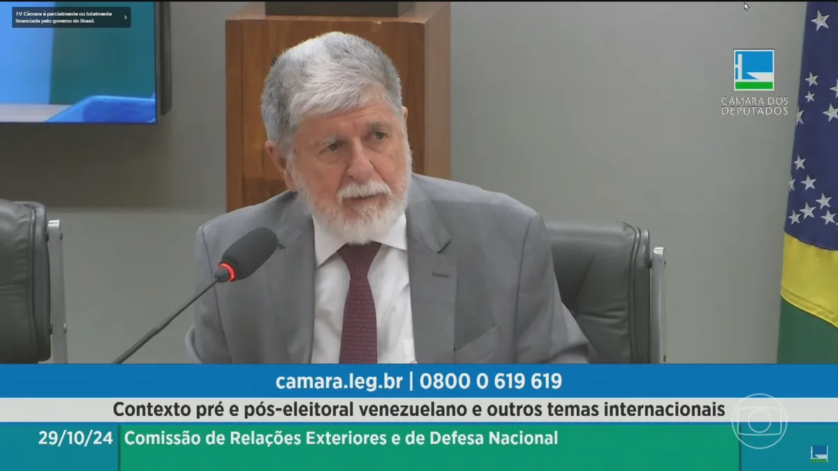 Na Câmara, Amorim diz que classificação de facções como terroristas ameaça soberania e não traz 'ganhos concretos'