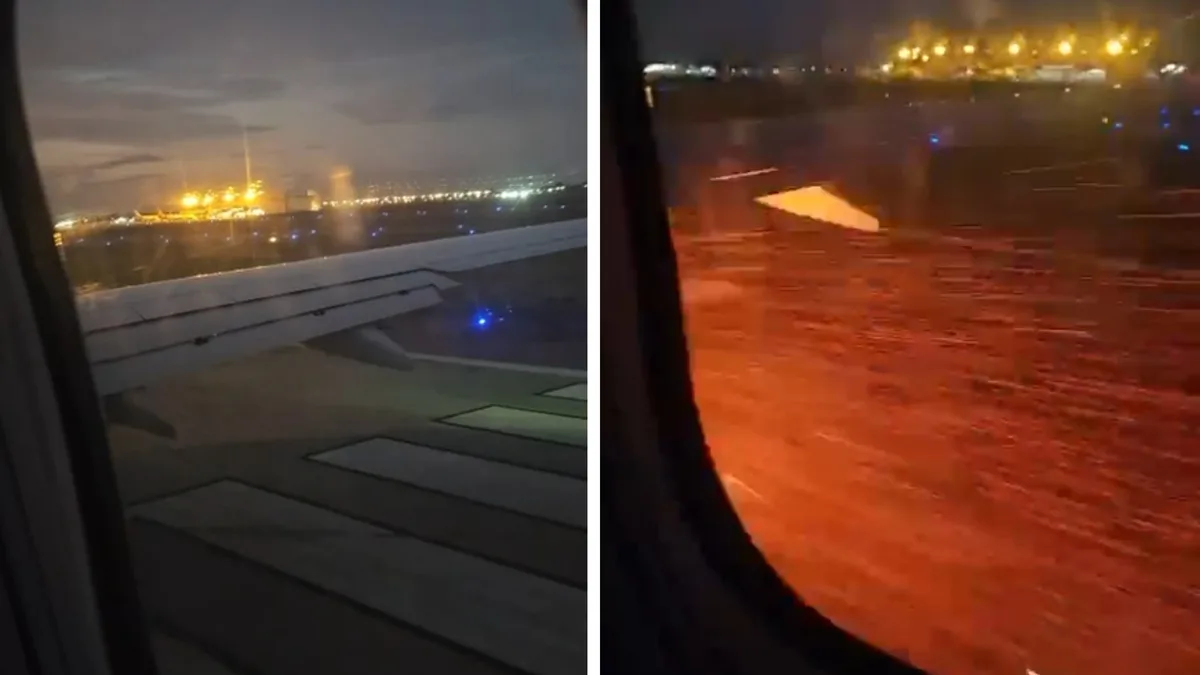 Passageiro de avião relata desespero após motor pegar fogo: 'Explosão muito forte'