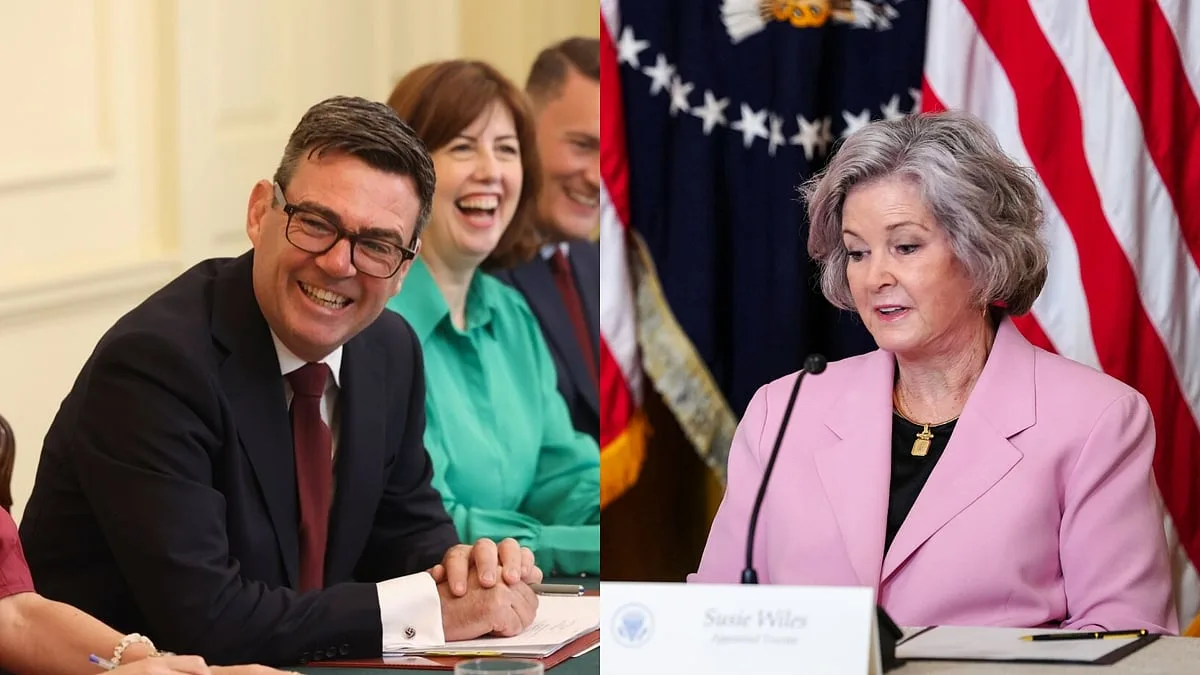 Burnham trocou mensagens com alguém que se fez passar pela chefe de gabinete de Trump