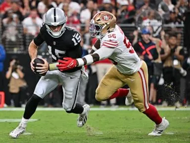 A rough night for Raiders rookie Fernando Mendoza in 18-12 preseason loss to the 49ers