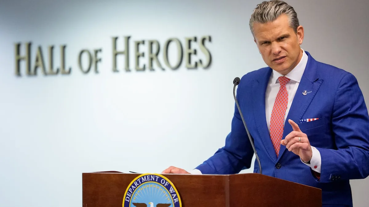 U.S. Pentagon defends Pete Hegseth's post about Canada's cadet program