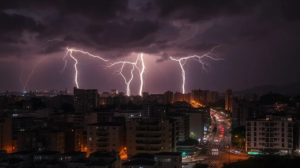 Alerta naranja por tormentas para este lunes 31 de agosto en Posadas, Misiones