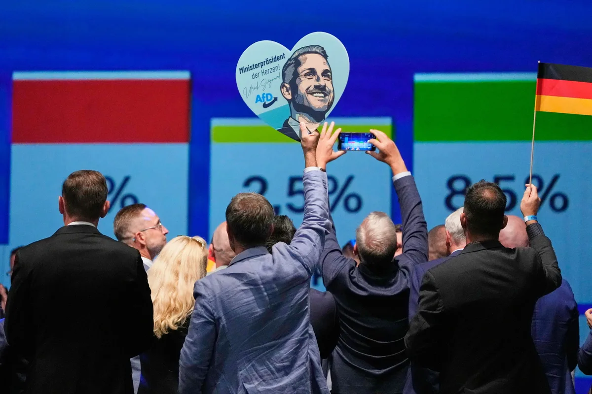 Germany's far-right achieves an electoral breakthrough in key state election