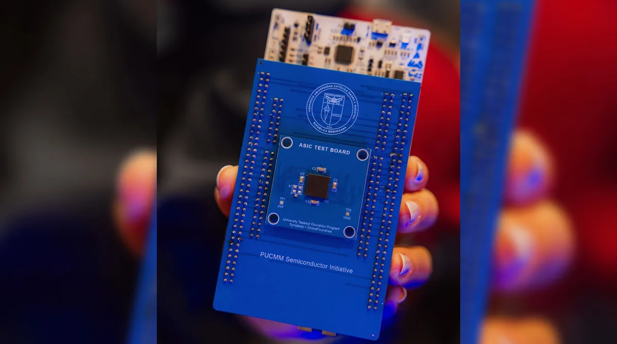 Presentaron el primer microchip universitario desarrollado en República Dominicana