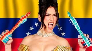 ¿Dua Lipa degustando una arepa? El video que revoluciona las redes sociales
