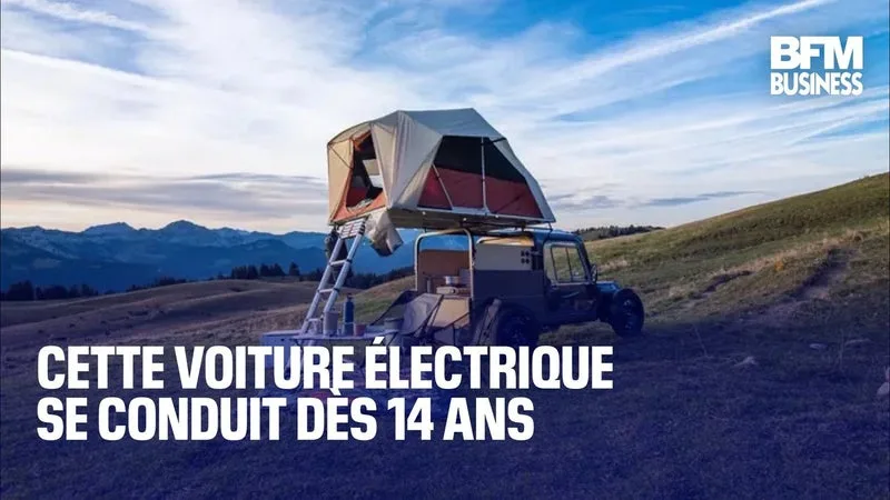 Cette voiture électrique se conduit dès 14 ans… et se personnalise à volonté !
