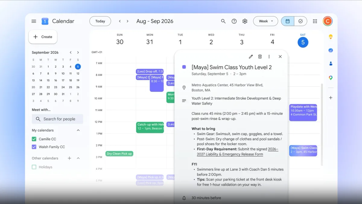 École, plannings, repas... Google prépare une IA pour gérer le casse-tête du quotidien familial