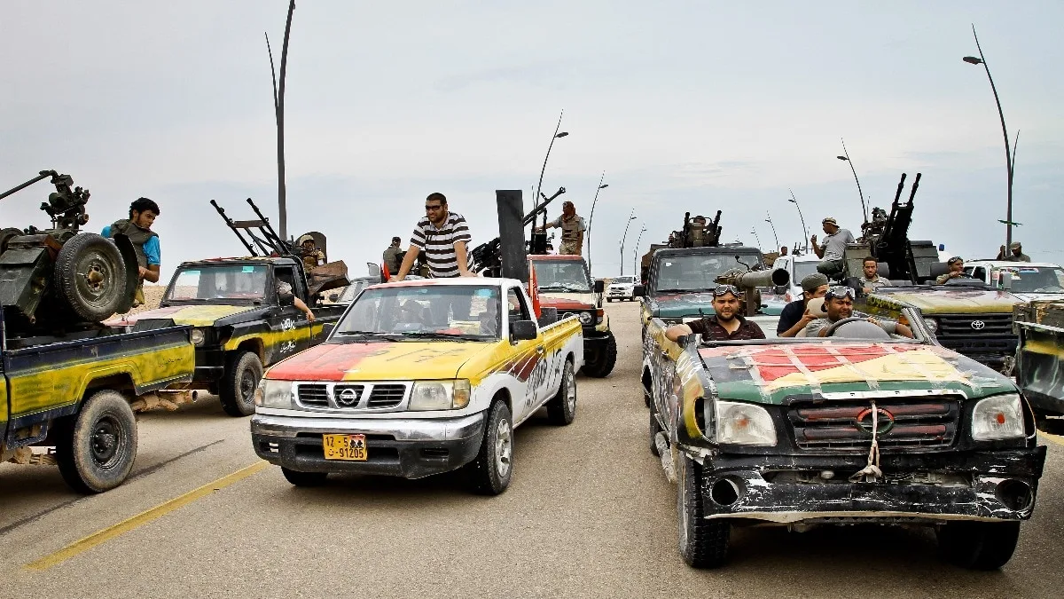 Why a fleet of Toyota Hilux, not rockets, signals a storming militia