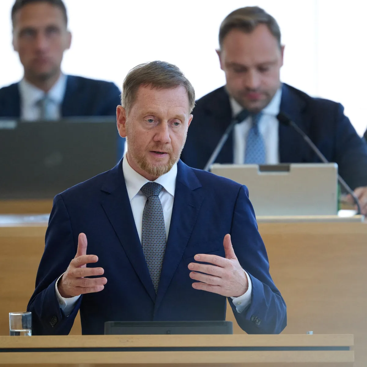 Sachsen - Ministerpräsident Kretschmer kritisiert GlaxoSmithKline wegen Schließung von Standort Dresden