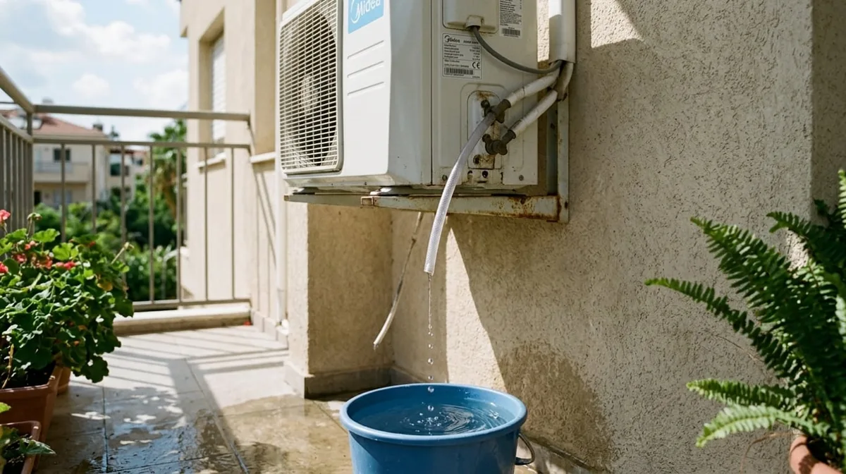 Los expertos en climatización coinciden: el agua del aire acondicionado no hay que tirarla porque se puede reutilizar