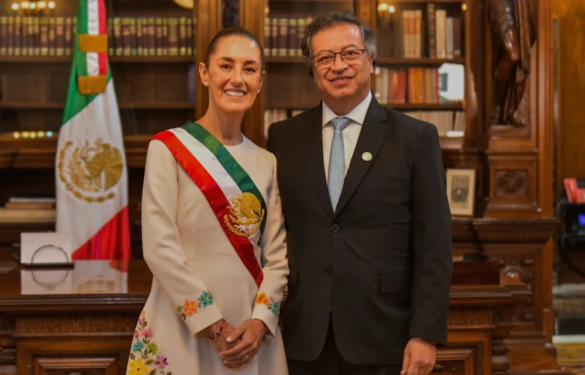 Sheinbaum podría reunirse con Gustavo Petro antes de que finalice su visita a México
