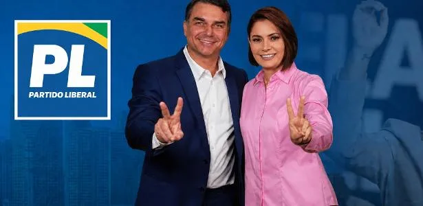 Michelle publica primeiro vídeo de campanha ao lado de Flávio após crise