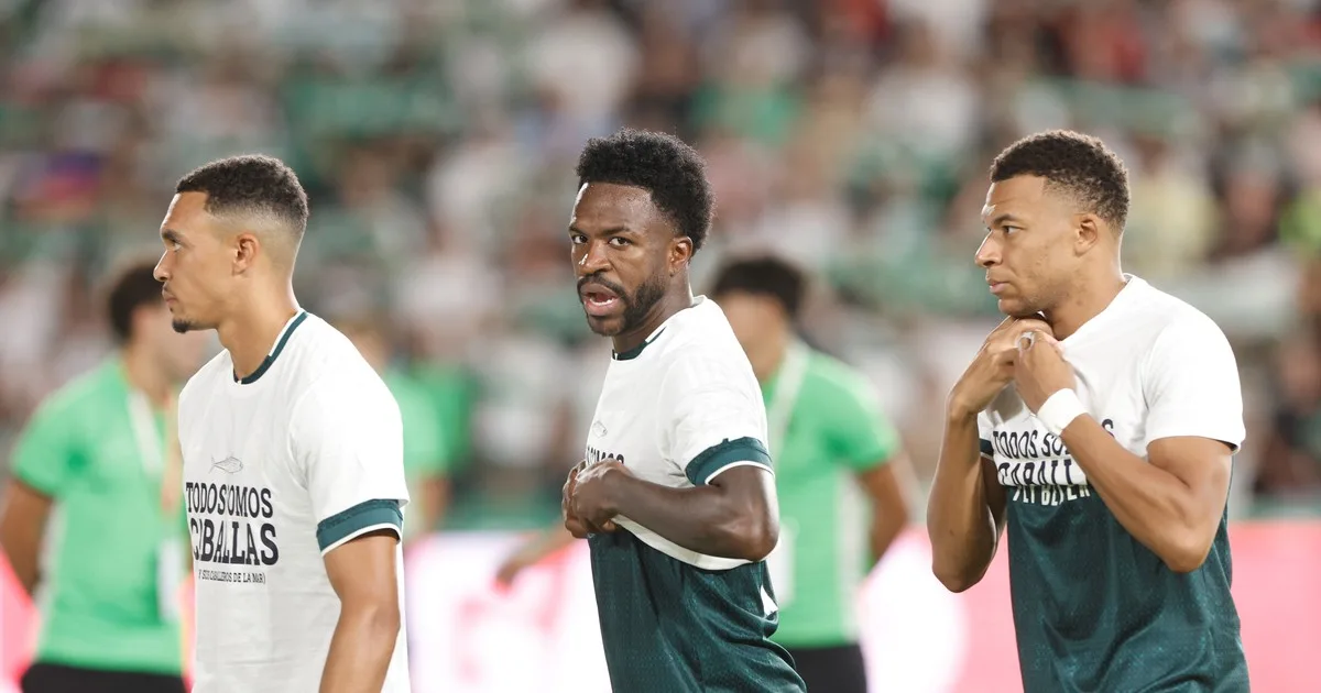 El gesto de Vinicius, Mbappé y Konaté que generó polémica en el Real Madrid por un mensaje sobre Ceuta