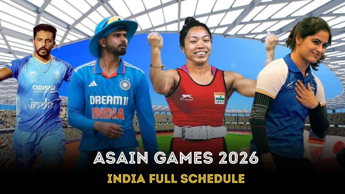 Asian Games 2026: India full schedule, contingent, medal prospects and more