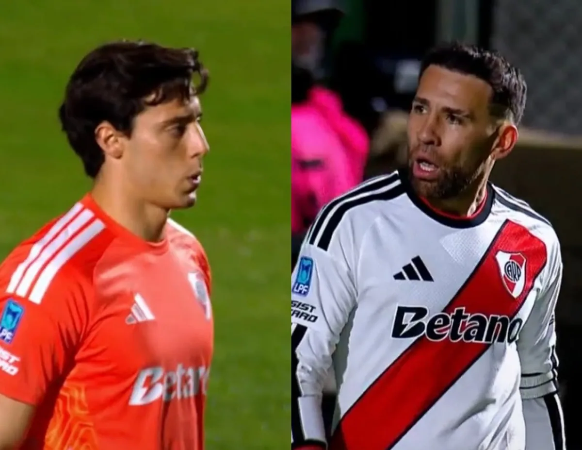 El fuerte reclamo de Nicolás Otamendi a Santiago Beltrán en el empate de River con Sarmiento: “Salí una vez”