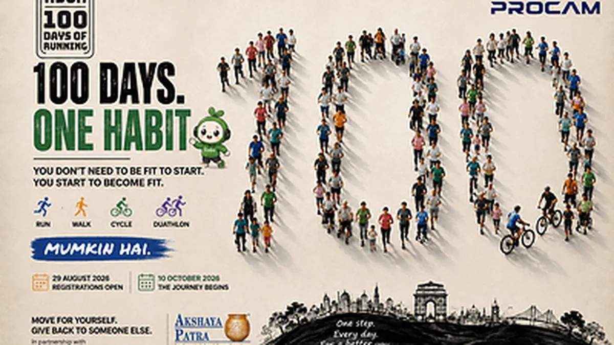 Procam launches 'HDOR - 100 Days of Running' in a whole new avatar turning 100 days of movement into habits for life
